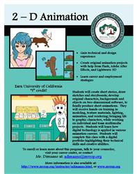 2-D Animation flier 